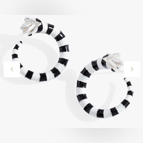Alex And Ani Limited Edition Beetlejuice  Hoop Earrings SOLD OUT - Picture 1 of 7
